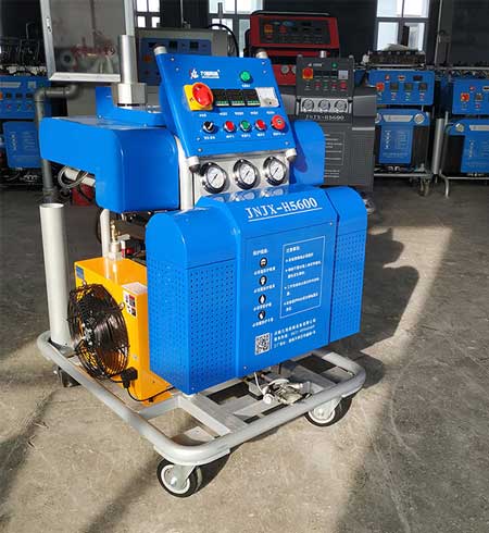 h5600噴涂(圖2) 藍(lán)色H5600噴涂聚脲機器